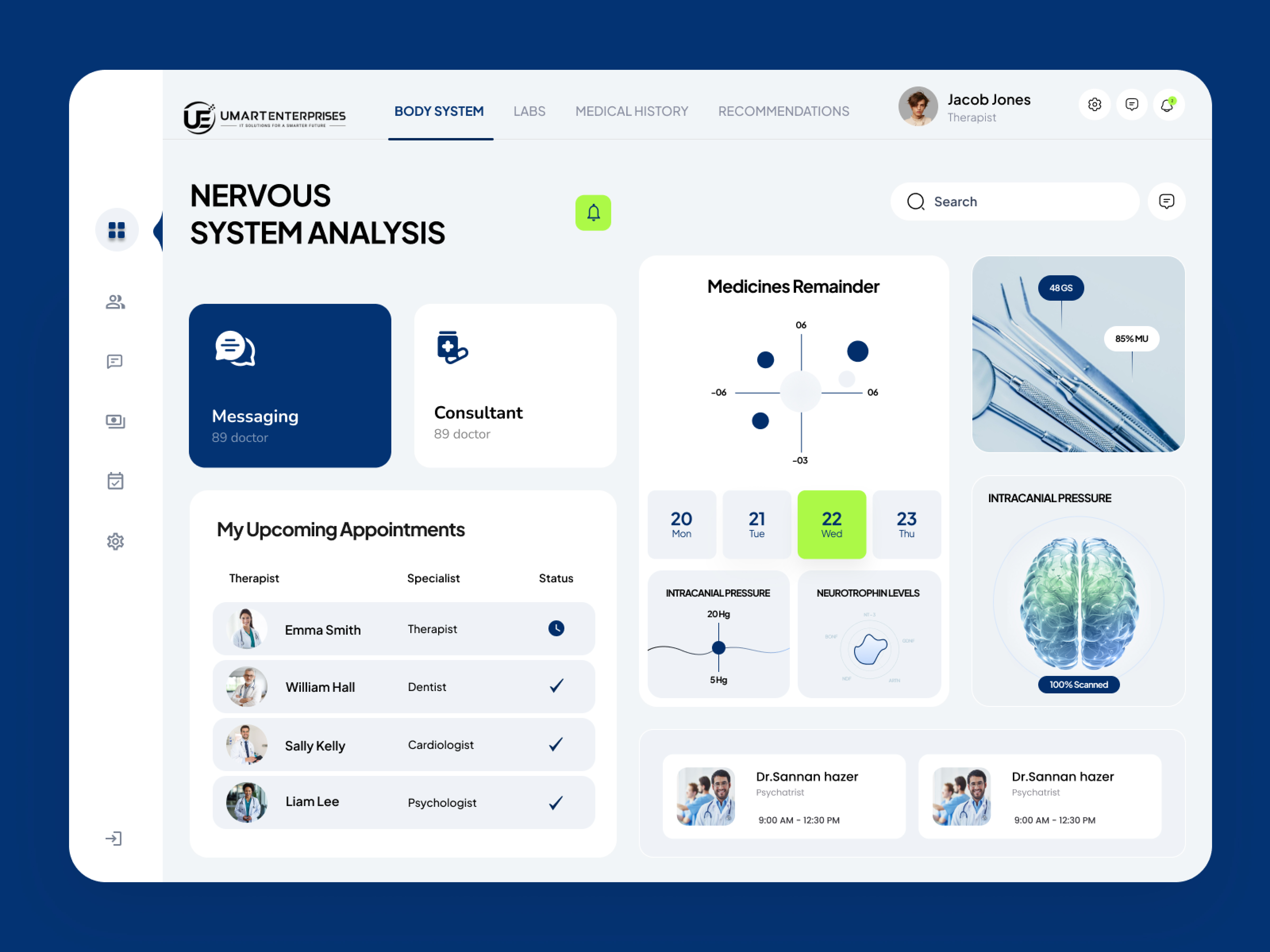 Medical Dashboard